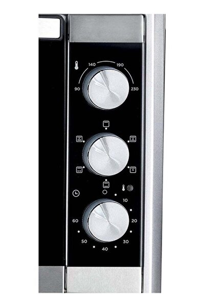 Kenwood 70L Toaster Oven with Rotisserie & Convection Function, Double Glass Door – MOM70 Silver