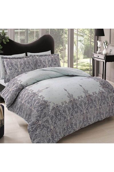 Taç 6-piece satin double bed linen, TaçDELUX Digital, Zafirah