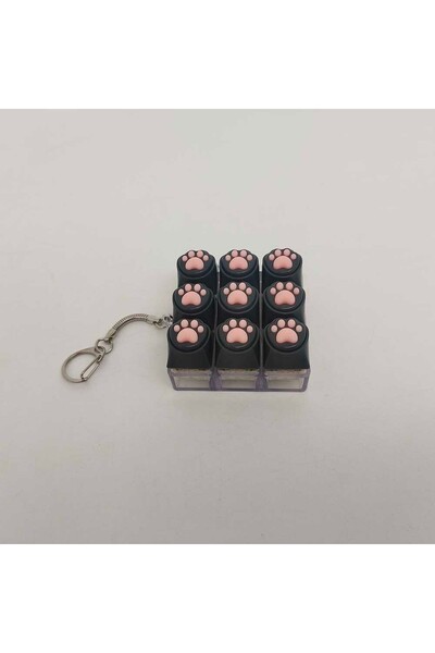 Choice10 NO.9 Silicone Soft Cat Claws Keychain Key Ring Pendant Mobile Phone ...