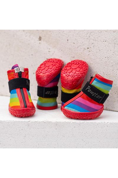 Pawstar Peru Patterned Dog Shoes-Dog Booties