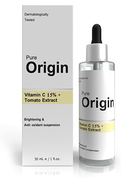 Pure Origin سيروم فيتامين سي ١٥٪ + مستخلص الطماطم - لتفتيح البشرة وتقليل البق...