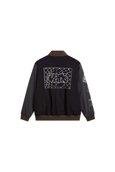 Vans Мъжко черно палто и яке Crazy Eddy Baseball Jacket Vn000jy1kou1
