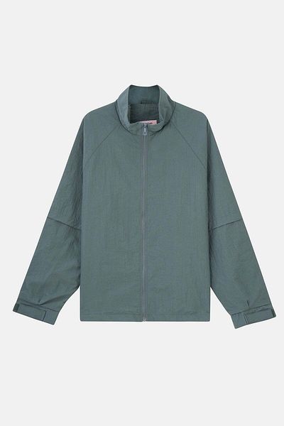 Socrates S Logo Windbreaker - Gray Melange