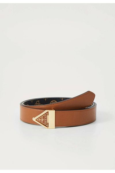 Guess Women's Black Logo Belt