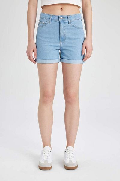 DeFacto Pantaloni scurți din denim cu talie normală A1959ax25sm