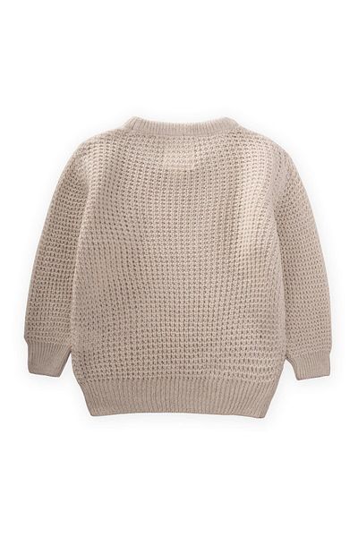 Cigit Montreal Sweatshirt - Crew Neck, 1-5 Years Stone