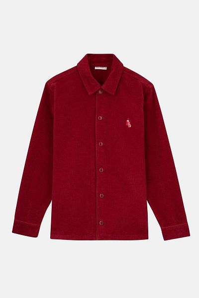 Socrates Boxing Gloves Velvet Jacket - Claret Red
