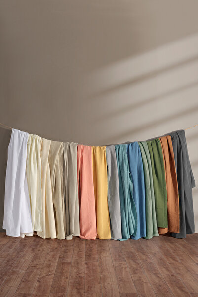 MYLASA HOME 100% Natural Cotton Bordered Patterned Single Pique 160X220Cm