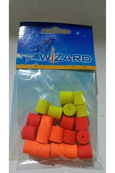 wizard Cylinder Hole Bait Suit Cork / Float 20 Pcs