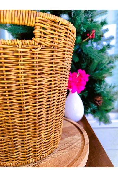 Madame Coco Vert Organizer Basket - 21.5 X 23 cm