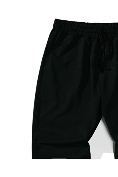 VBSVİBES FEKETE Uniszex LA nyomott Jogger melegítőnadrág