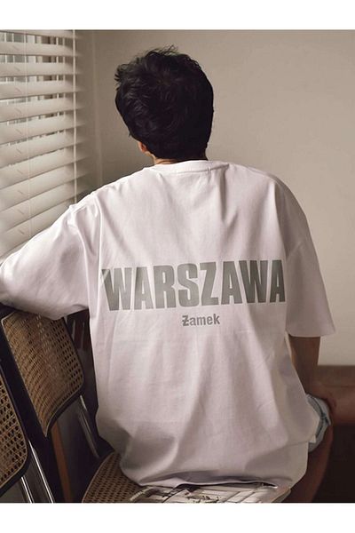 VBSVİBES T-Shirt - Λευκό - Oversize