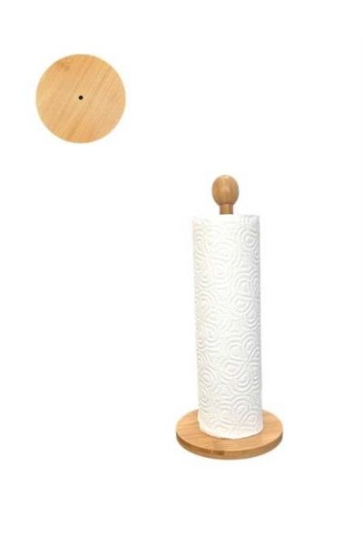 Balsa Grup Balsa Mrk Model Upright Bamboo Paper Towel Holder Napkin Holder 12*28cm