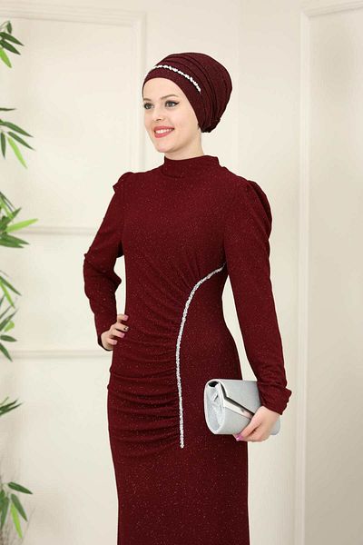Esma All Evening Dresses Gülçin Hijab Evening Dress Hps0004