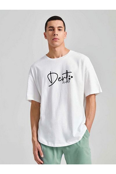VBSVİBES Μπλουζάκι Unisex Oversize Dert Printed