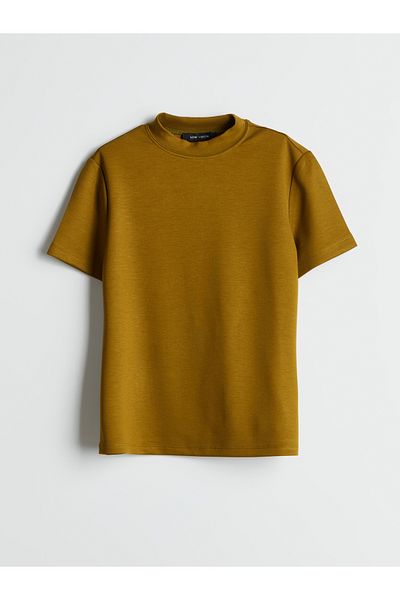 LC Waikiki Women's Stand Collar T-Shirt