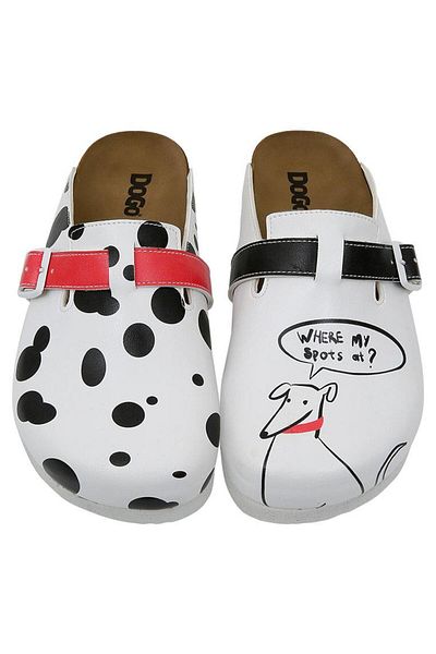 Dogo Women's Vegan Leather Multicolor Slippers - Where My Spots at Design