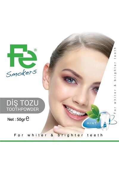 Fe 50 gr Smokers Tooth Powder with Mint
