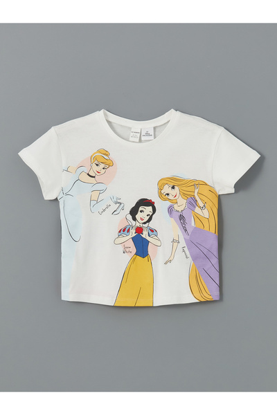 LC Waikiki Dívčí tričko s potiskem Sněhurka