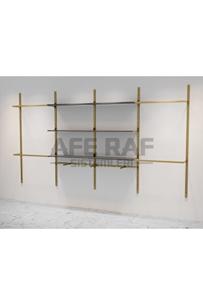 AFE DEKOR Mağaza Raf Sistemi, Askılık Sistemi, Butik Rafı, Mağaza Stand, Giyinme Odası-245*200