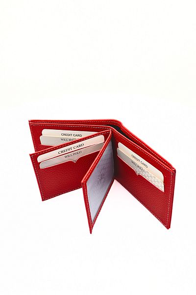 GUZZYLife Vegan Leather 12 Card Compartment Women's Wallet Unisex Wallet Card Holder