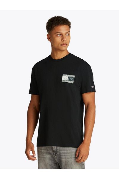 Tommy Hilfiger Herren TJM REG PAISLEY FLAG TEE EXT T-Shirt