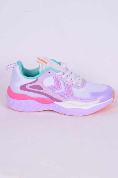 hummel 900485-9704 Bubblegum Ορθοπεδικό Διχτυωτό Σόλα Τεχνητό Δέρμα Λεπτομερής Σόλα Faylon Ψηλό με κορδόνια