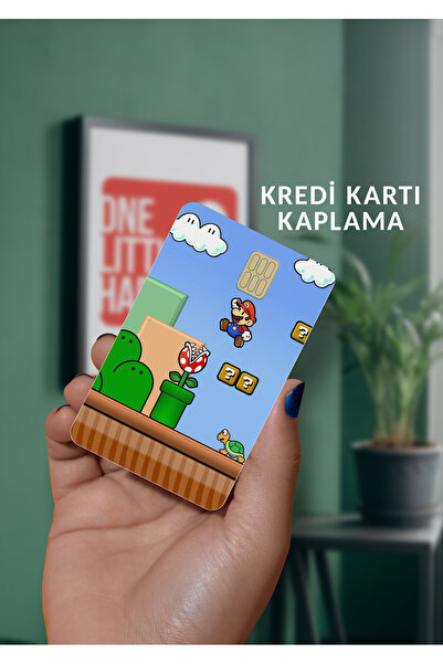 One Little Happiness Super Mario Kredi Kartı Sticker Kaplama