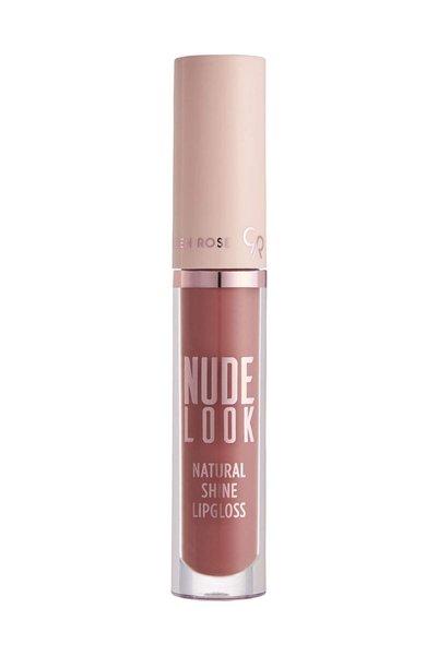 Golden Rose ملمع شفاه طبيعي اللون ذو لمعان طبيعي رقم: 04 Peachy Nude - ملمع شفاه طبيعي لامع