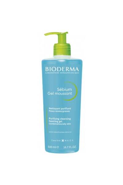 Bioderma بيوديرما - سيبيوم جل تنقية للبشرة الدهنية , 500 مل