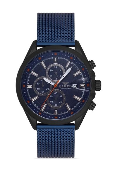 FERRO Navy Blue Straw Cord Men's Wristwatch Fm31306c-za