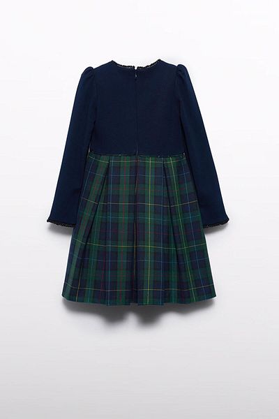 MAYORAL Plaid Long-Sleeved Girl's Dress_Mnvs05529
