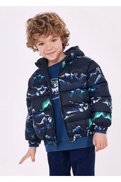 MAYORAL Boy's Reversible Sports Puffer Jacket