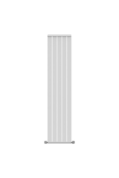 Hammam 1800x312mm Armoni Dikey Alüminyum Radyatör Snow White Beyaz