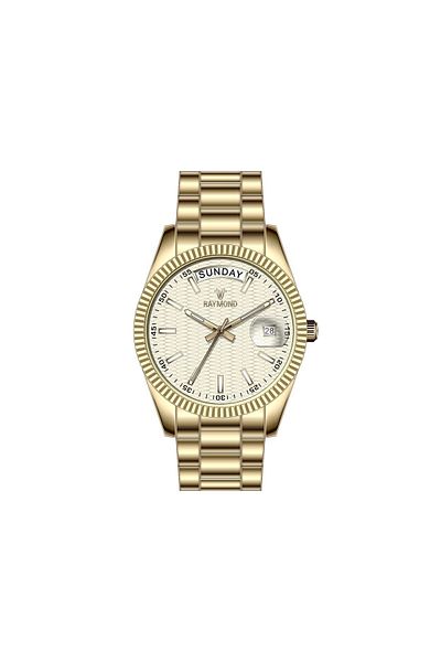 Raymond Swiss Yellow Steel Men's Wristwatch