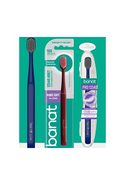 Banat Pro 12540 Pure Soft Touch Toothbrush