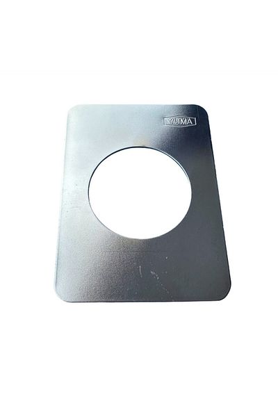 Yuma Polished Chrome Plated Steel Stainless Badge Mirror