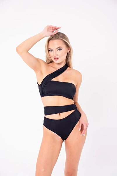 H&S STORE ALT KISIM DEKOLTE DETAYLI BELDEN FİYONK BAĞLAMALI ASKILI BİKİNİ TAKIM