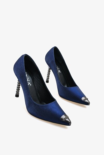 İNNA Rinsa İnna Kadın Abiye Taşlı Topuklu Ayakkabı