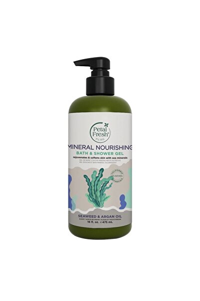 Petal Fresh Pure جل استحمام مغذي بالمعادن من بيتال فريش، بخلاصة الأعشاب البحرية وزيت الأرغان، 475 مل