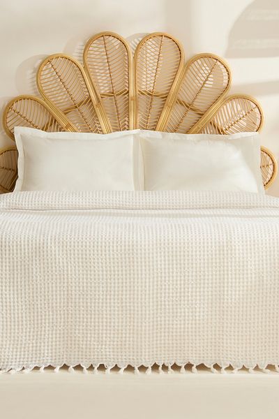 Karaca Home Mady 100% Cotton Waffle Double Single Pique White