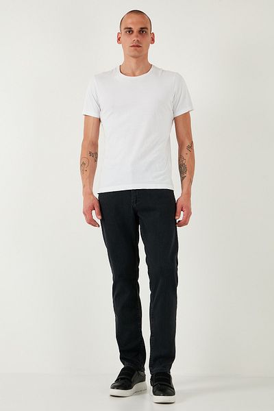 Buratti Blugi din bumbac, cu talie înaltă, cu picior tub, 4411S88TEXAS