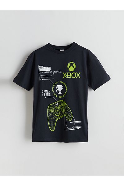 LC Waikiki Tricou pentru băiat cu imprimeu Xbox Crew Neck