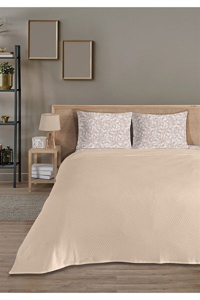 Evim 100% Cotton Doria Powder Single Pique Set 160 X 230 cm