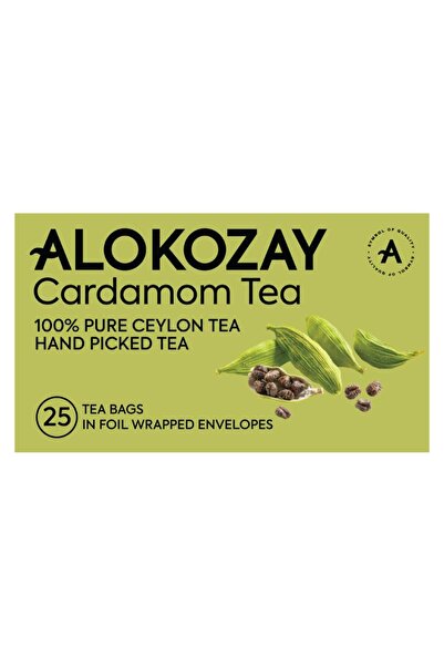 Alokozay الهيل - 25 كيس شاي في مظاريف مغلفة بورق القصدير × 24