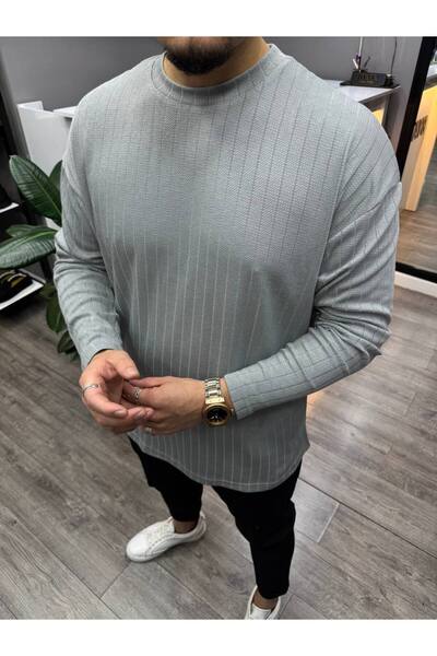 BYATA MENS STYLE Мъжки пуловер на райе