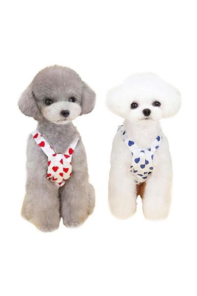 Glipet Pink XL Pleated Heart Dog Outfit