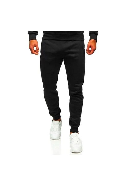 DUBU BUTİK Σετ φόρμας Claw Sweatshirt Jogger - Μαύρη στάμπα Oversize Raised Hooded