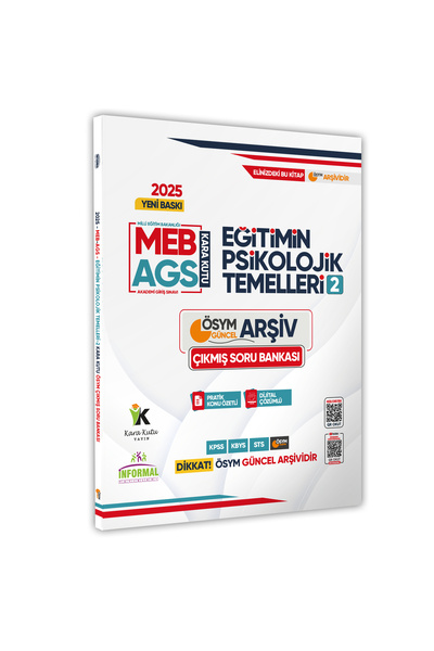 İnformal Yayınları 2025 Meb-ags Kara Kutusu Eğitimin Psikolojiktemelleri 2 Ös...