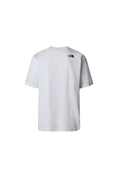THE NORTH FACE Ανδρικό μπλουζάκι εξωτερικού χώρου M Ss Essential Oversize NF0A87NRFN41 Λευκό